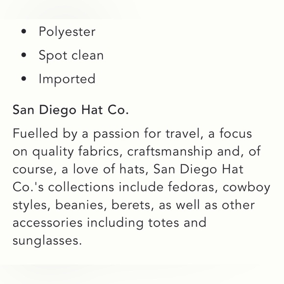 San Diego Hat Co Suede Fedora Hat Black NWT - Picture 6 of 6